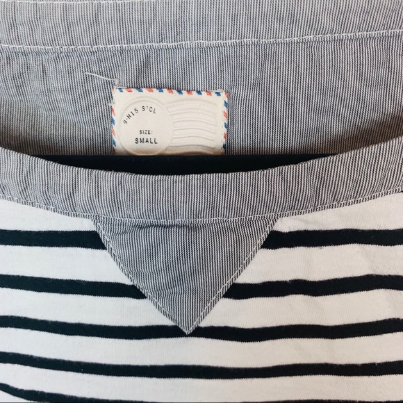 Anthropologie postmark striped conductor top - Picture 4 of 8